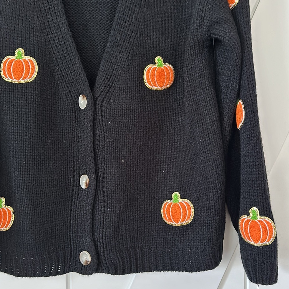 Chicwish Pumpkin Patch Button Front Knit Cardigan - image 7